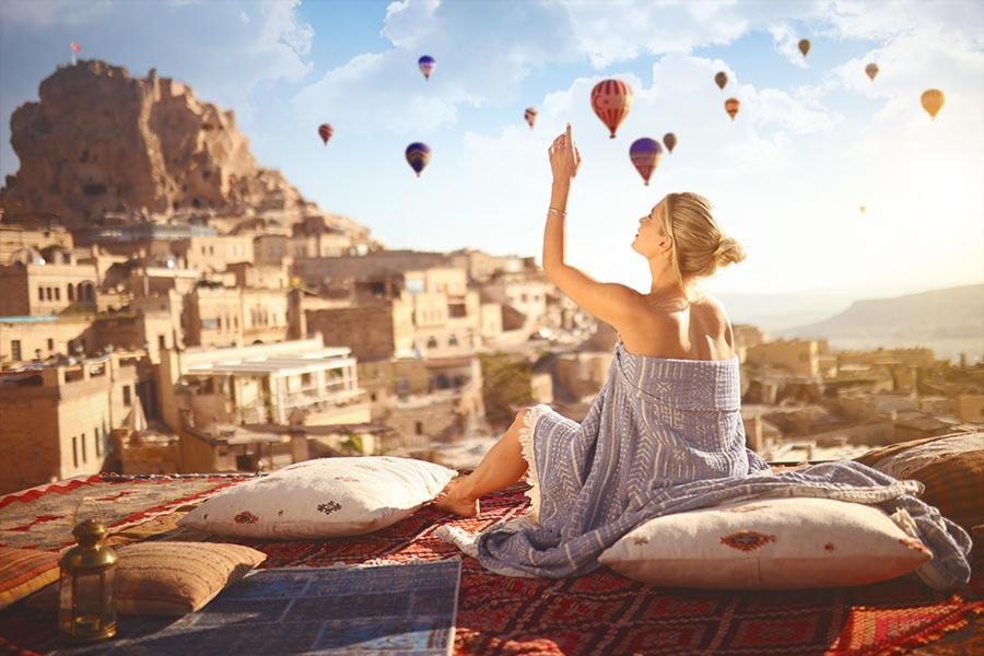 ウチヒサール Mak'S Cave House Bed & Breakfast エクステリア 写真